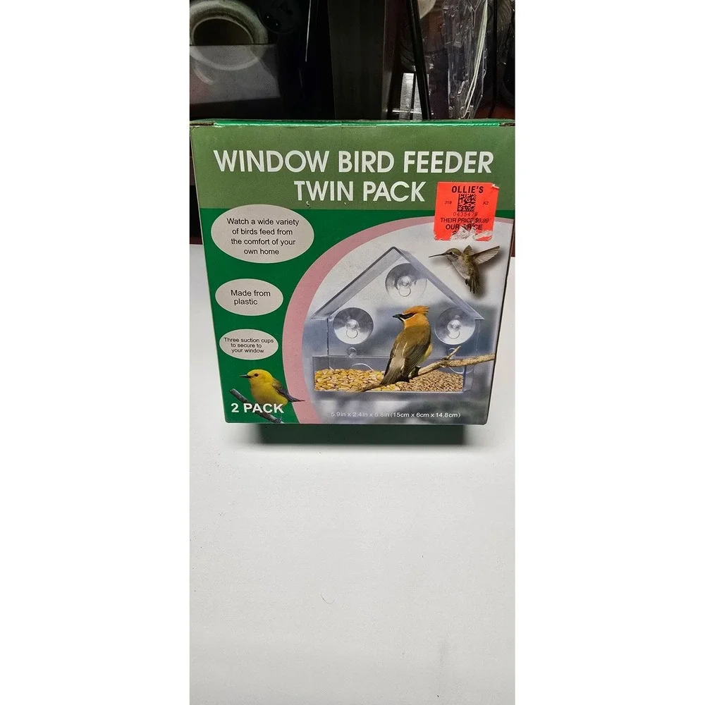 Window Bird Feeder Twin Pack